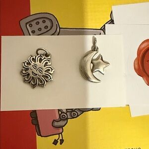 James Avery retired Silver Sun and Moon Star Charms